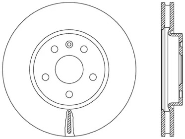 Тормозной диск OPEN PARTS BDR2499.20