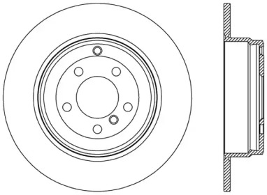 Тормозной диск OPEN PARTS BDR2504.10