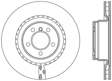 Тормозной диск OPEN PARTS BDR2505.20