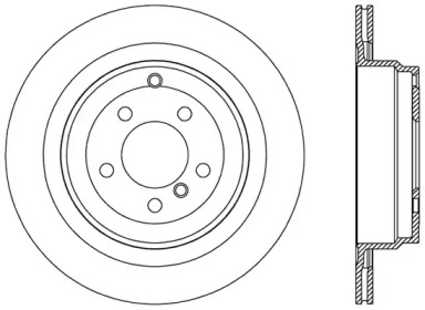 Тормозной диск OPEN PARTS BDR2506.20