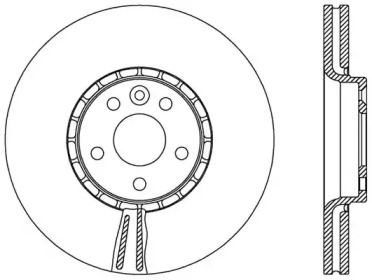 Тормозной диск OPEN PARTS BDR2519.20