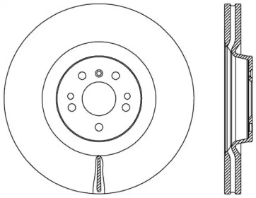 Тормозной диск OPEN PARTS BDR2522.20