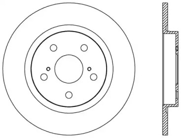 Тормозной диск OPEN PARTS BDR2523.10