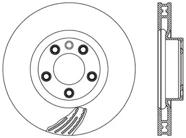 Тормозной диск OPEN PARTS BDR2573.20