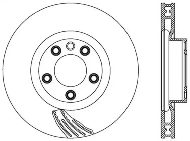 Тормозной диск OPEN PARTS BDR2574.20