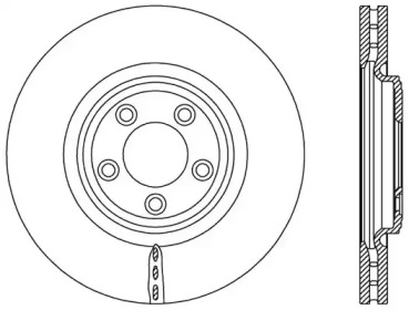 Тормозной диск OPEN PARTS BDR2577.20