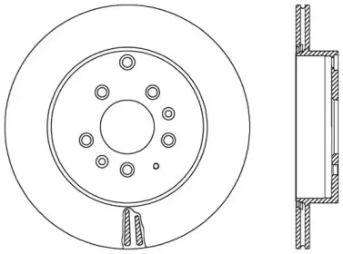 Тормозной диск OPEN PARTS BDR2580.20