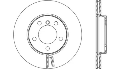 Тормозной диск OPEN PARTS BDR2609.20