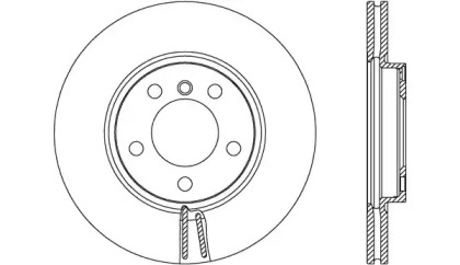 Тормозной диск OPEN PARTS BDR2610.20