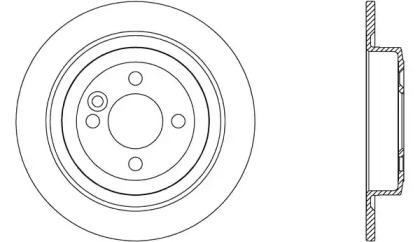 Тормозной диск OPEN PARTS BDR2613.10