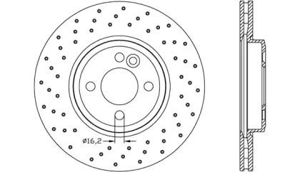 Тормозной диск OPEN PARTS BDR2614.20