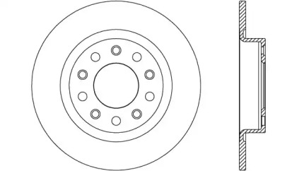 Тормозной диск OPEN PARTS BDR2615.10