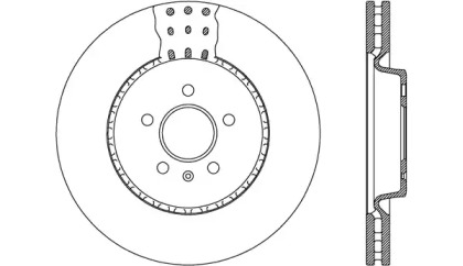 Тормозной диск OPEN PARTS BDR2618.20