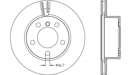 Тормозной диск OPEN PARTS BDR2621.20