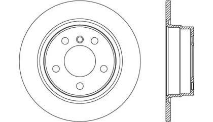 Тормозной диск OPEN PARTS BDR2623.10