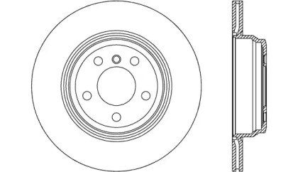 Тормозной диск OPEN PARTS BDR2627.20