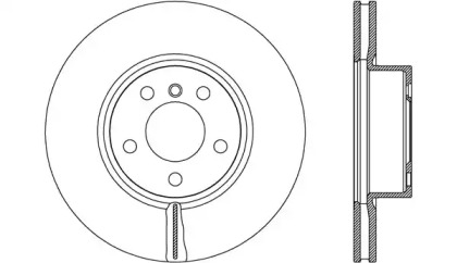 Тормозной диск OPEN PARTS BDR2629.20