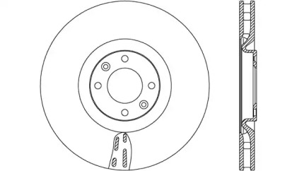 Тормозной диск OPEN PARTS BDR2633.20