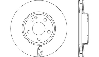 Тормозной диск OPEN PARTS BDR2644.20