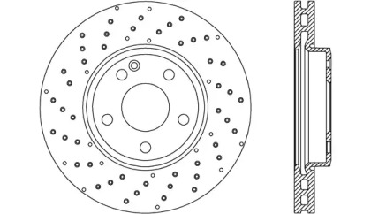 Тормозной диск OPEN PARTS BDR2645.20