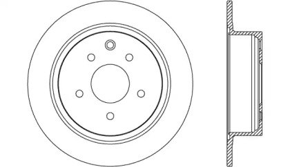 Тормозной диск OPEN PARTS BDR2647.10