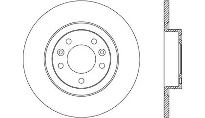 Тормозной диск OPEN PARTS BDR2650.10