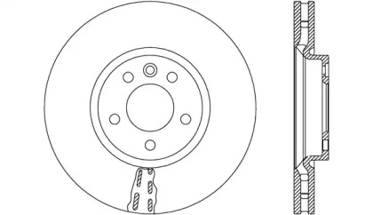 Тормозной диск OPEN PARTS BDR2664.20