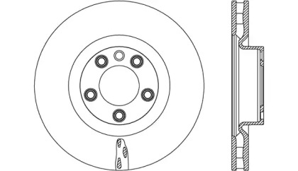 Тормозной диск OPEN PARTS BDR2673.20