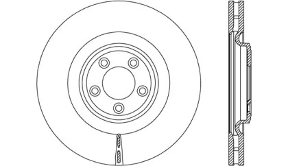 Тормозной диск OPEN PARTS BDR2677.20