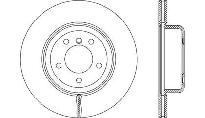 Тормозной диск OPEN PARTS BDR2681.20