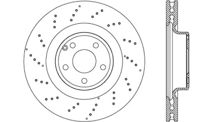 Тормозной диск OPEN PARTS BDR2682.20