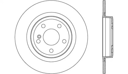 Тормозной диск OPEN PARTS BDR2683.10