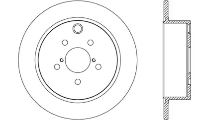 Тормозной диск OPEN PARTS BDR2689.10