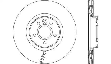 Тормозной диск OPEN PARTS BDR2690.20