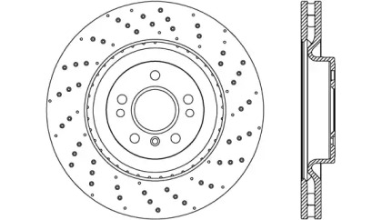 Тормозной диск OPEN PARTS BDR2697.20