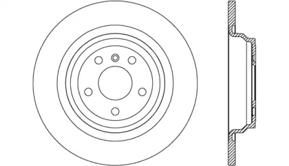 Тормозной диск OPEN PARTS BDR2698.10