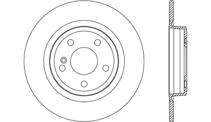 Тормозной диск OPEN PARTS BDR2703.10