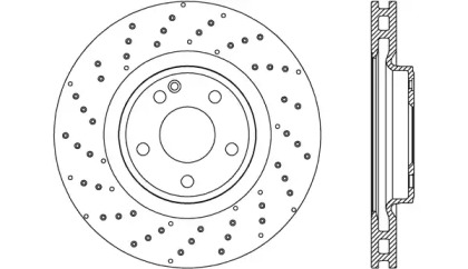 Тормозной диск OPEN PARTS BDR2704.20