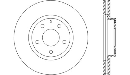 Тормозной диск OPEN PARTS BDR2706.20