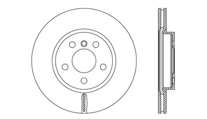 Тормозной диск OPEN PARTS BDR2751.20