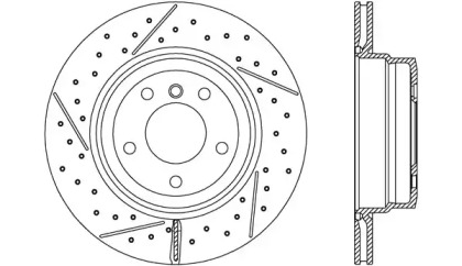 Тормозной диск OPEN PARTS BDR2757.20