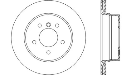 Тормозной диск OPEN PARTS BDR2758.20