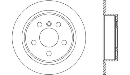 Тормозной диск OPEN PARTS BDR2760.10