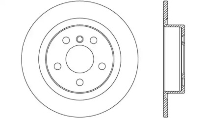 Тормозной диск OPEN PARTS BDR2762.10