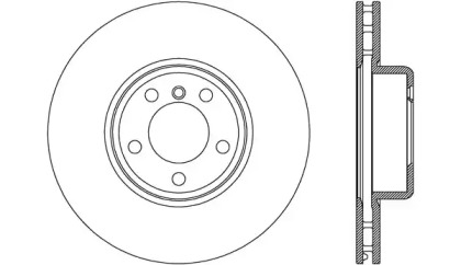 Тормозной диск OPEN PARTS BDR2764.20