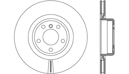 Тормозной диск OPEN PARTS BDR2765.20