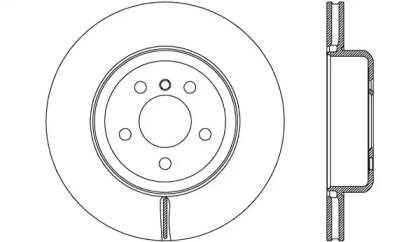 Тормозной диск OPEN PARTS BDR2766.20