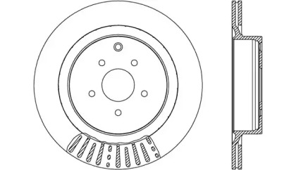 Тормозной диск OPEN PARTS BDR2780.20