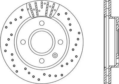 Тормозной диск OPEN PARTS BDRS1176.25