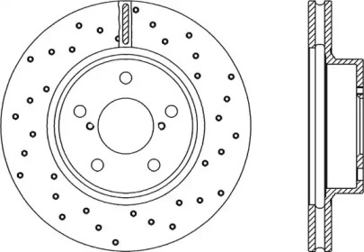 Тормозной диск OPEN PARTS BDRS1491.25